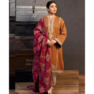 Khaas - Pashm Luxury Embroidered 3-Piece