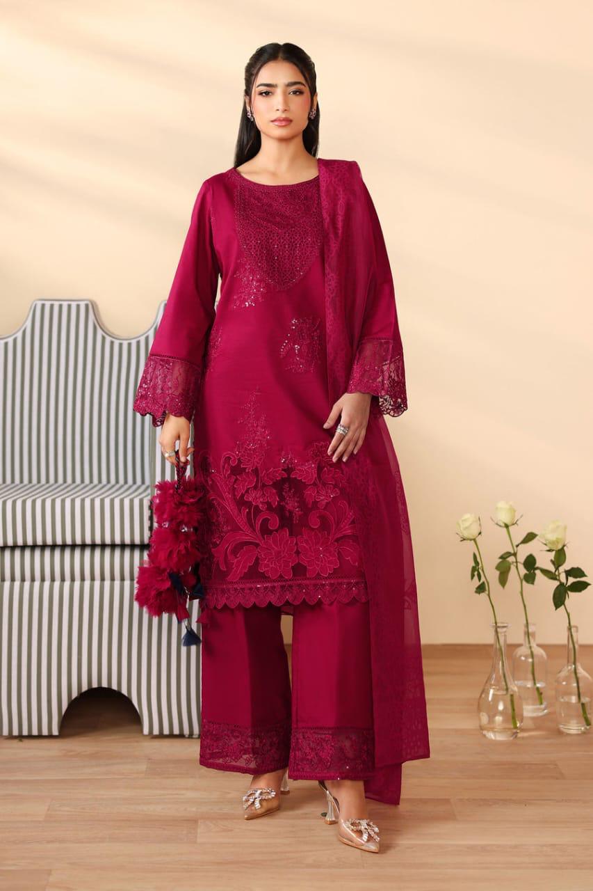 Khaas - Eleganza Luxury Embroidered 3 Pc