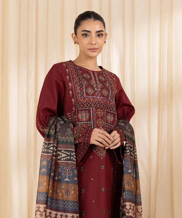 Khaas - MB 4131 Luxury Embroidered 3-Piece Suit