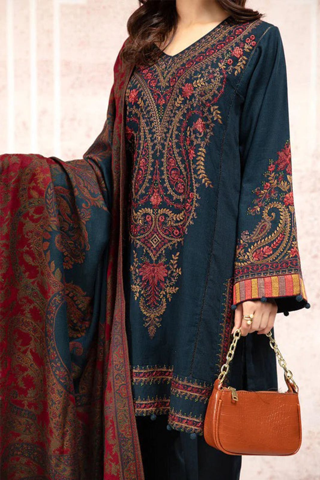Khaas - MB 4130 Luxury Embroidered 3-Piece Suit