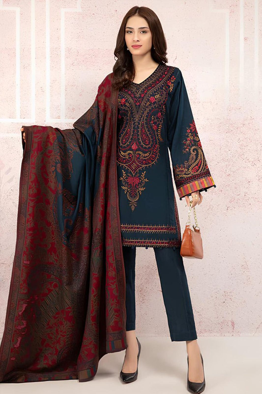 Khaas - MB 4130 Luxury Embroidered 3-Piece Suit