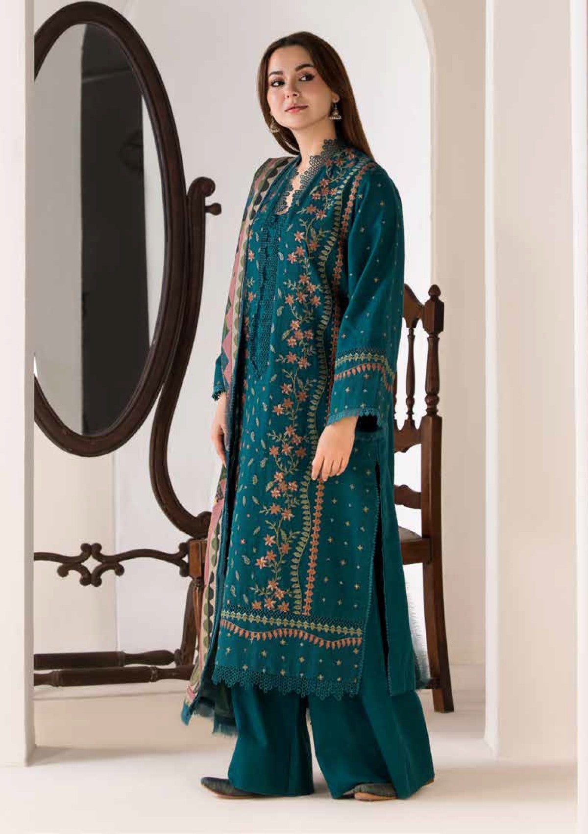 Sobia Nazir Air jet Dhanak Fabric