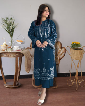 Khaas - Naaz (Zinc) Premium Embroidered 2-Piece