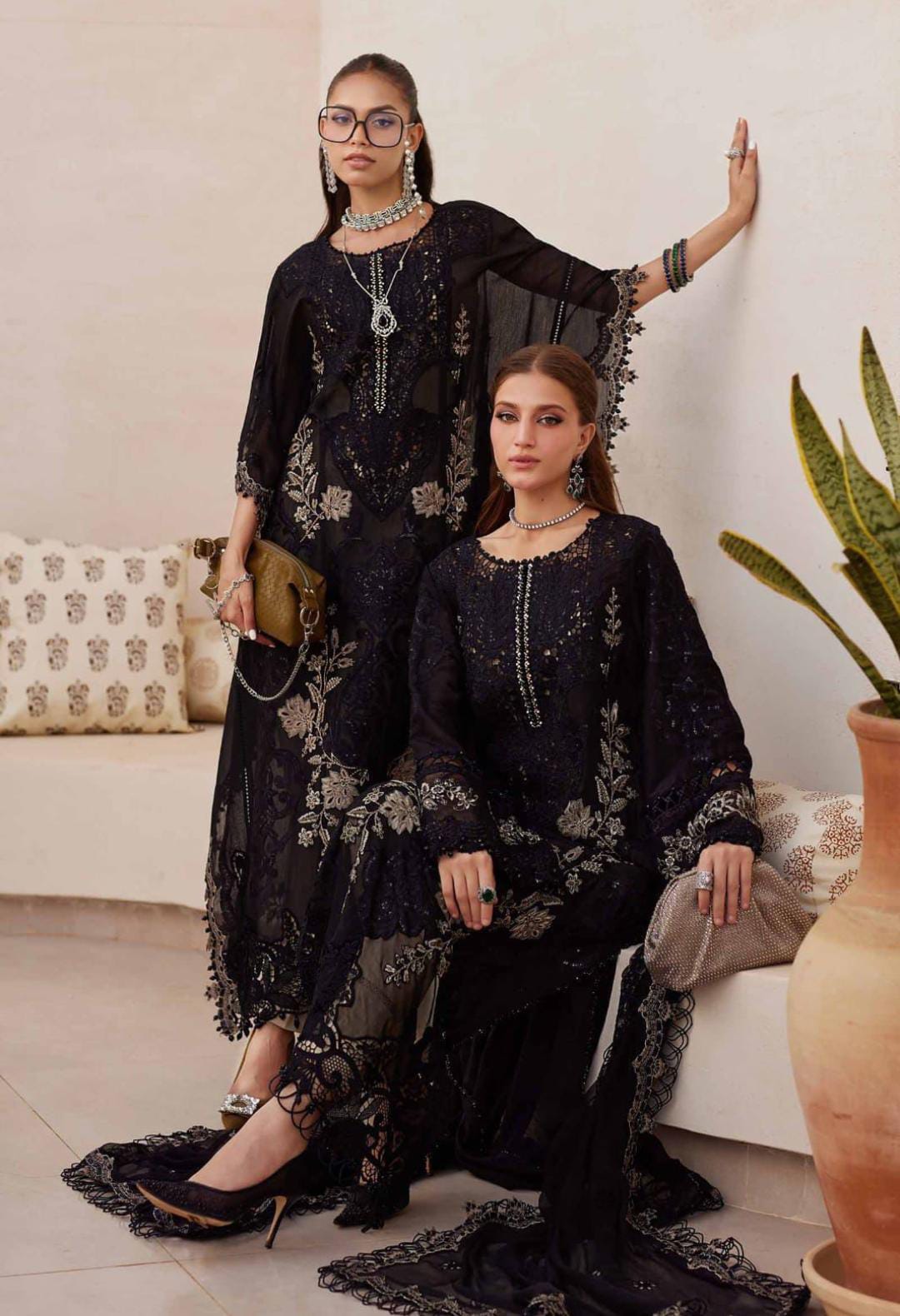 Maria B Dhanak Fabric