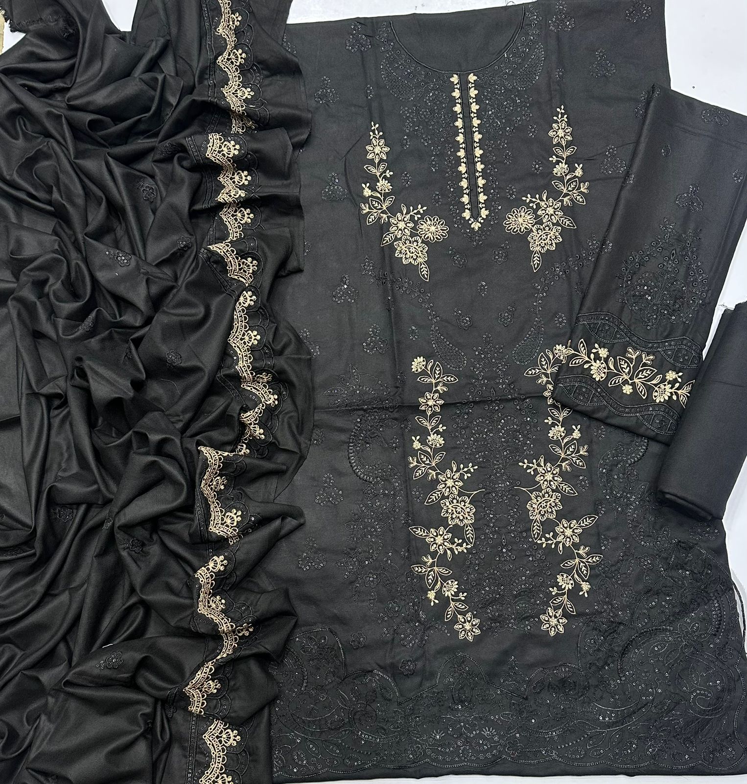 Maria B Dhanak Fabric