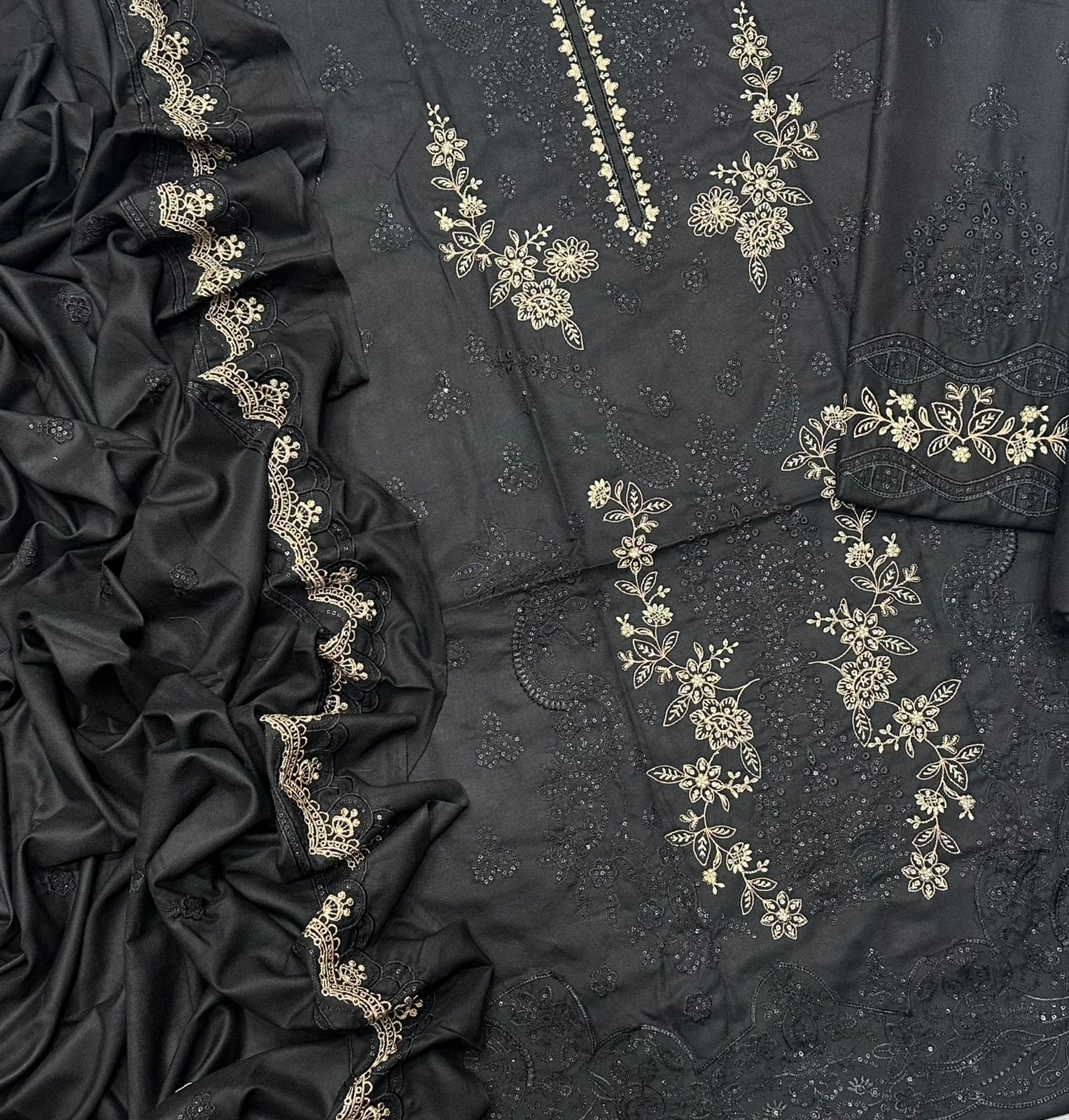 Maria B Dhanak Fabric