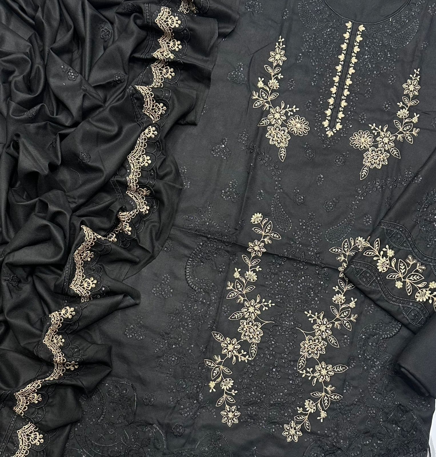 Maria B Dhanak Fabric