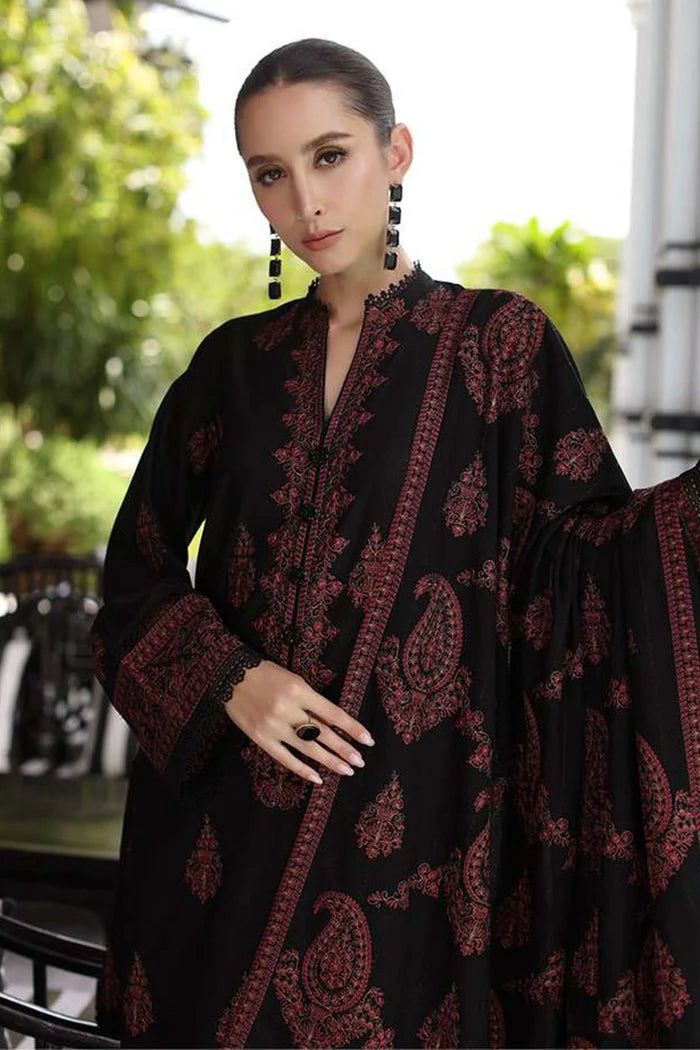 Khaas - Ruby Black Premium Dhanak 3 Pc