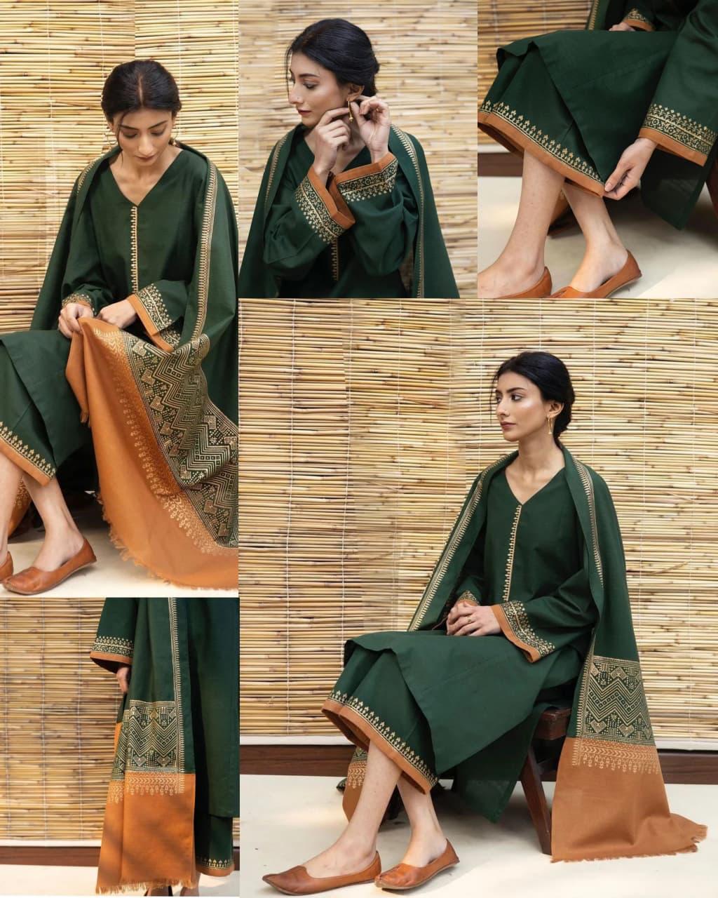 Khaas - Mohenjo Premium Dhanak 3 Pc