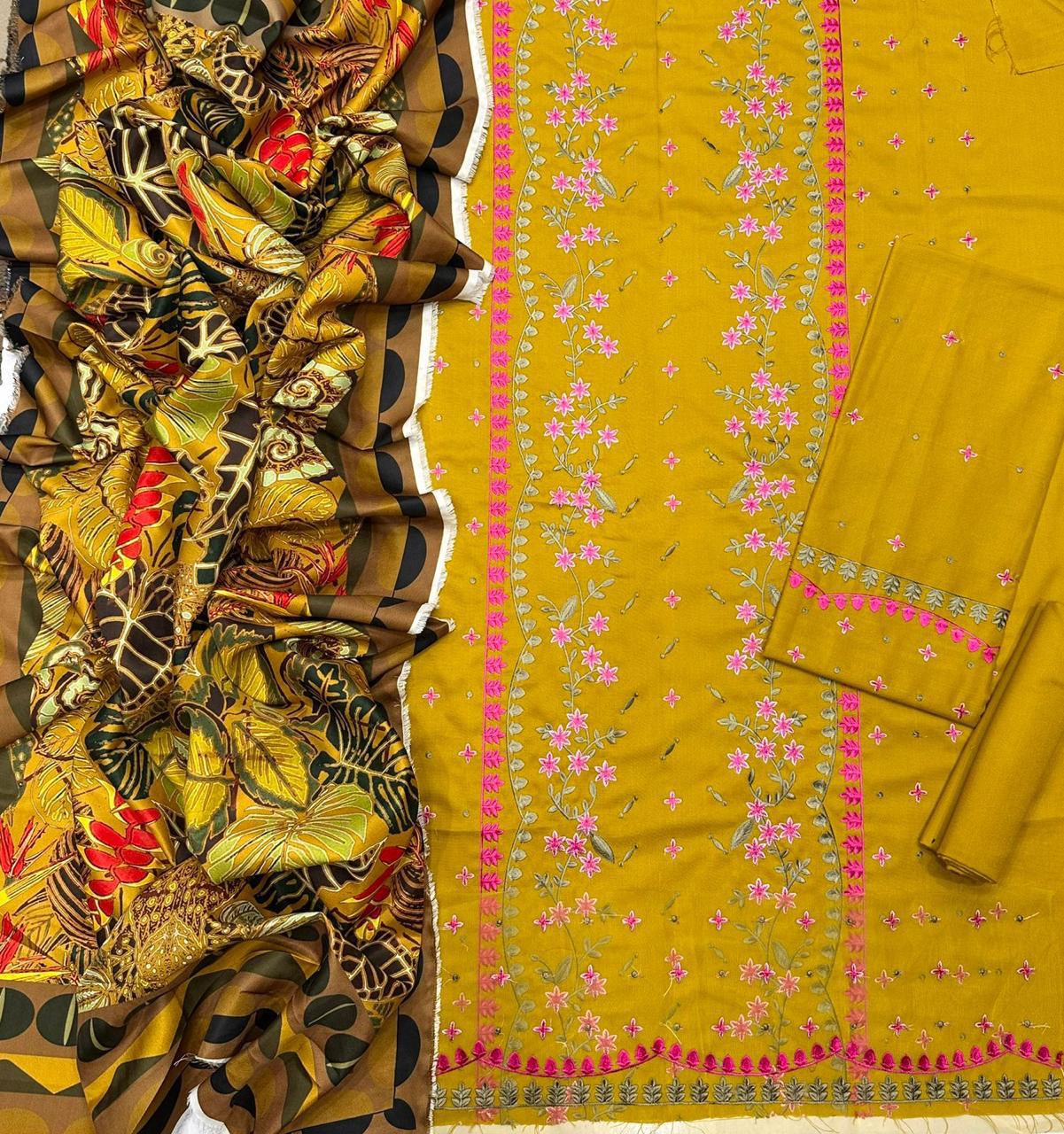 Sobia Nazir Air jet Dhanak Fabric
