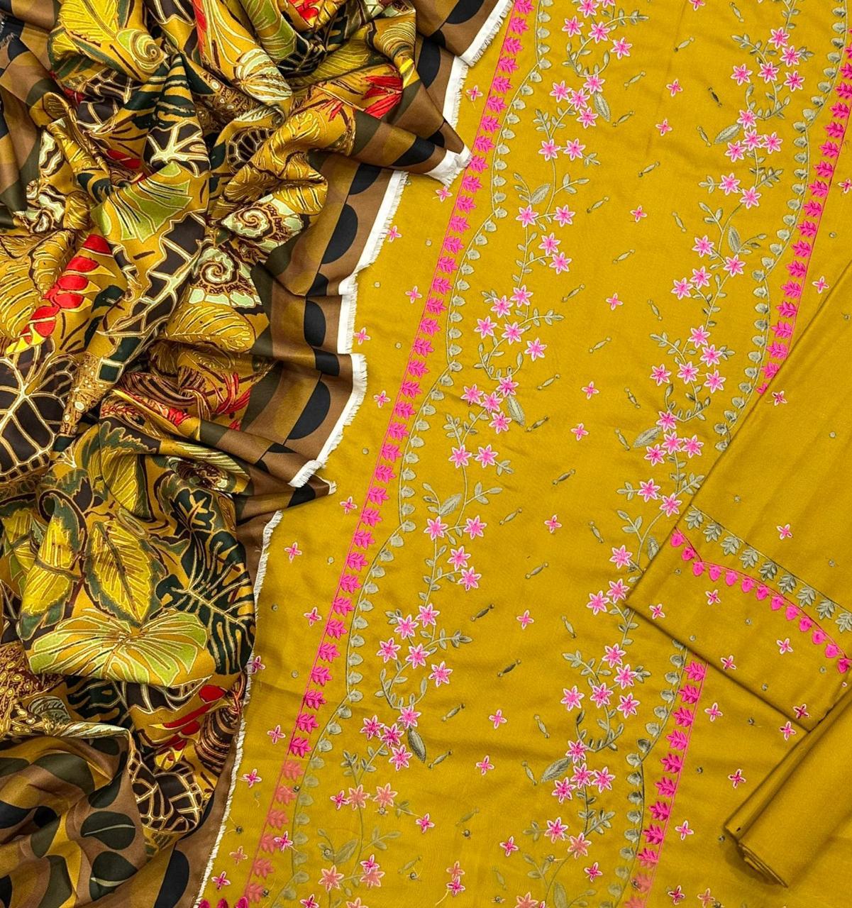 Sobia Nazir Air jet Dhanak Fabric