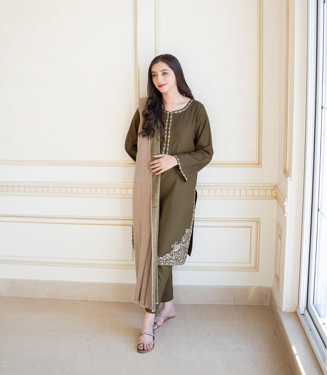 Khaas - Green Garden Premium Dhanak 3 Pc