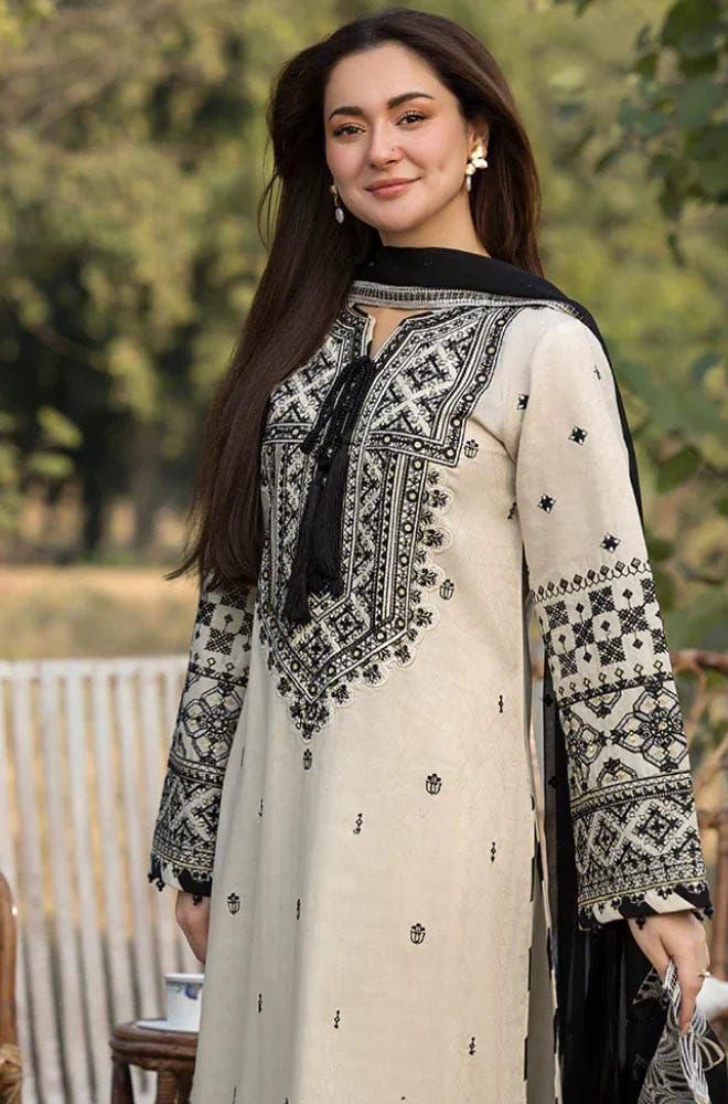 Khaas 5245 | 3 Pc Luxury Embroidered Airjet Lawn Suit