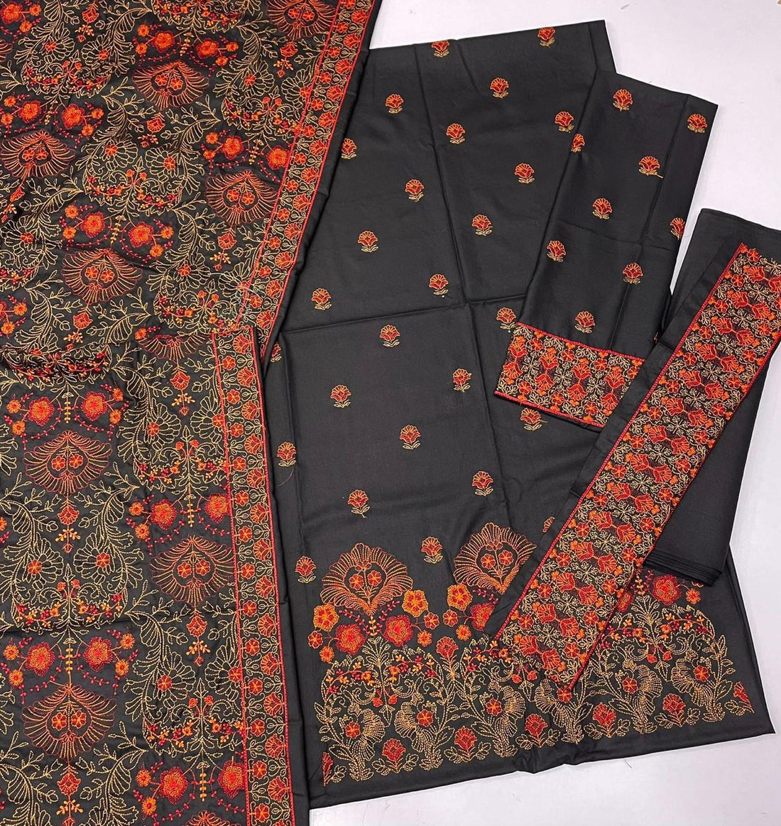 Khaas - Phulkari Premium Dhanak 3 Pc