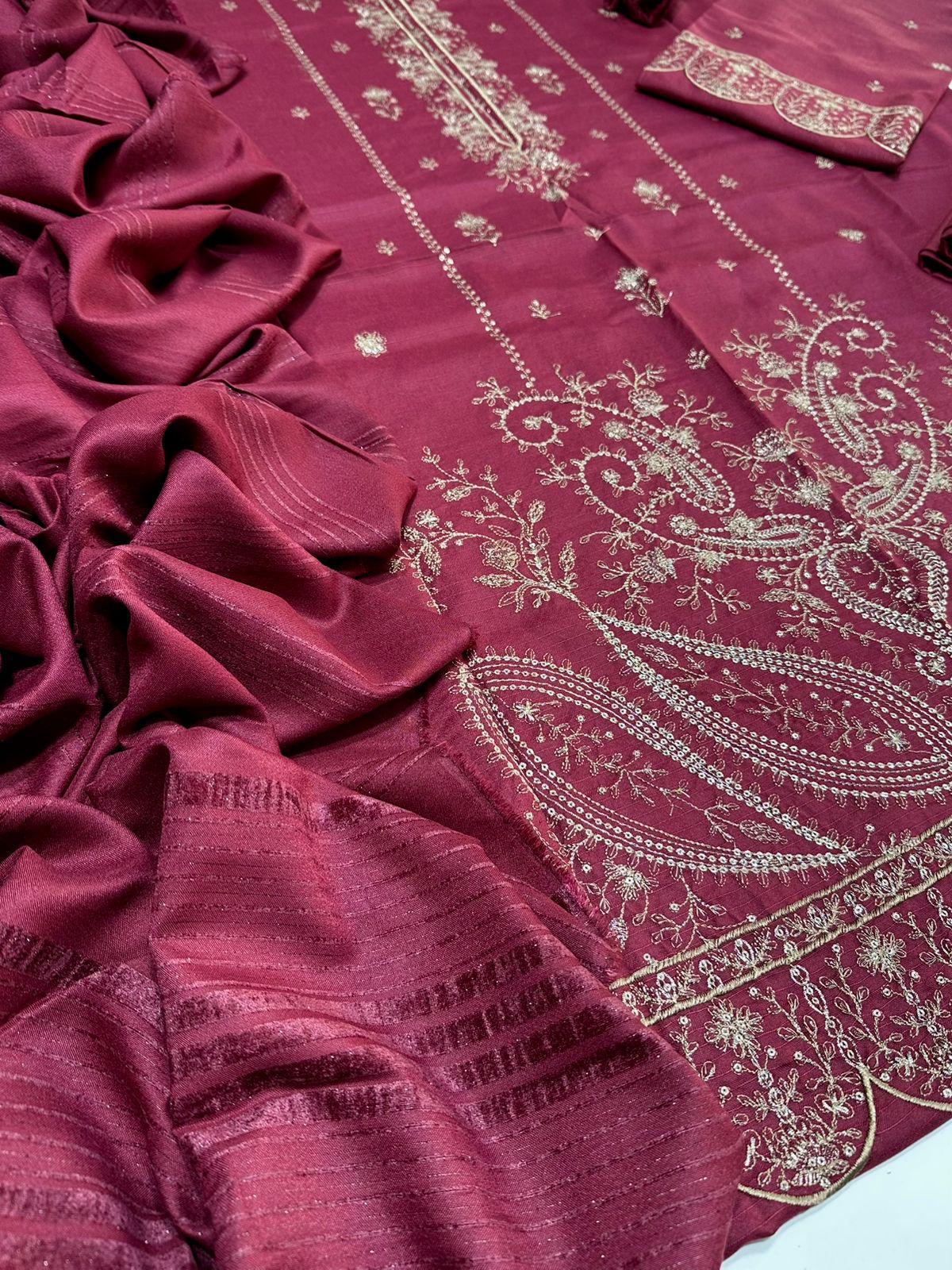 Bareeze Airjet Bana-Dora Dhanak Fabric