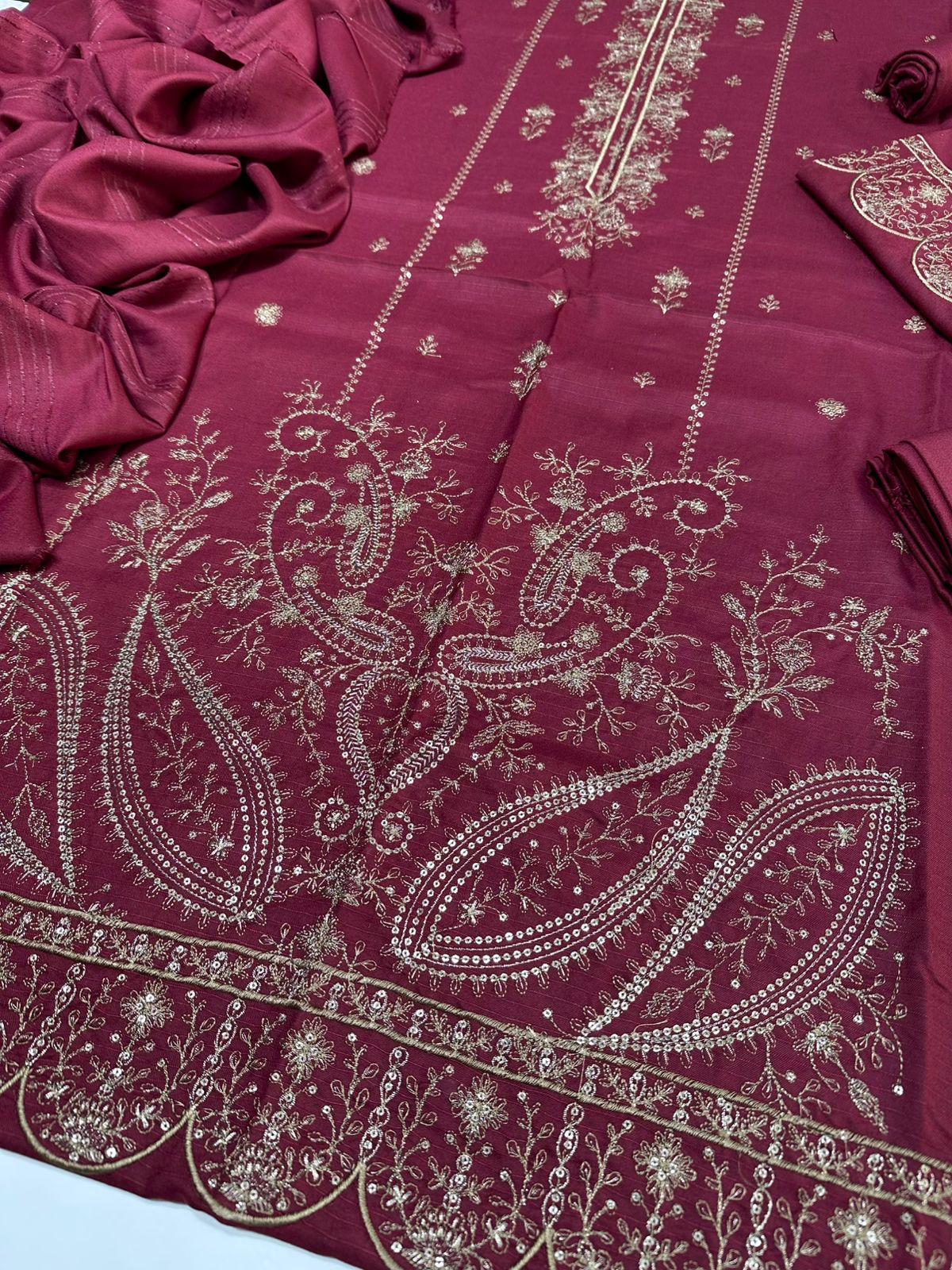 Bareeze Airjet Bana-Dora Dhanak Fabric