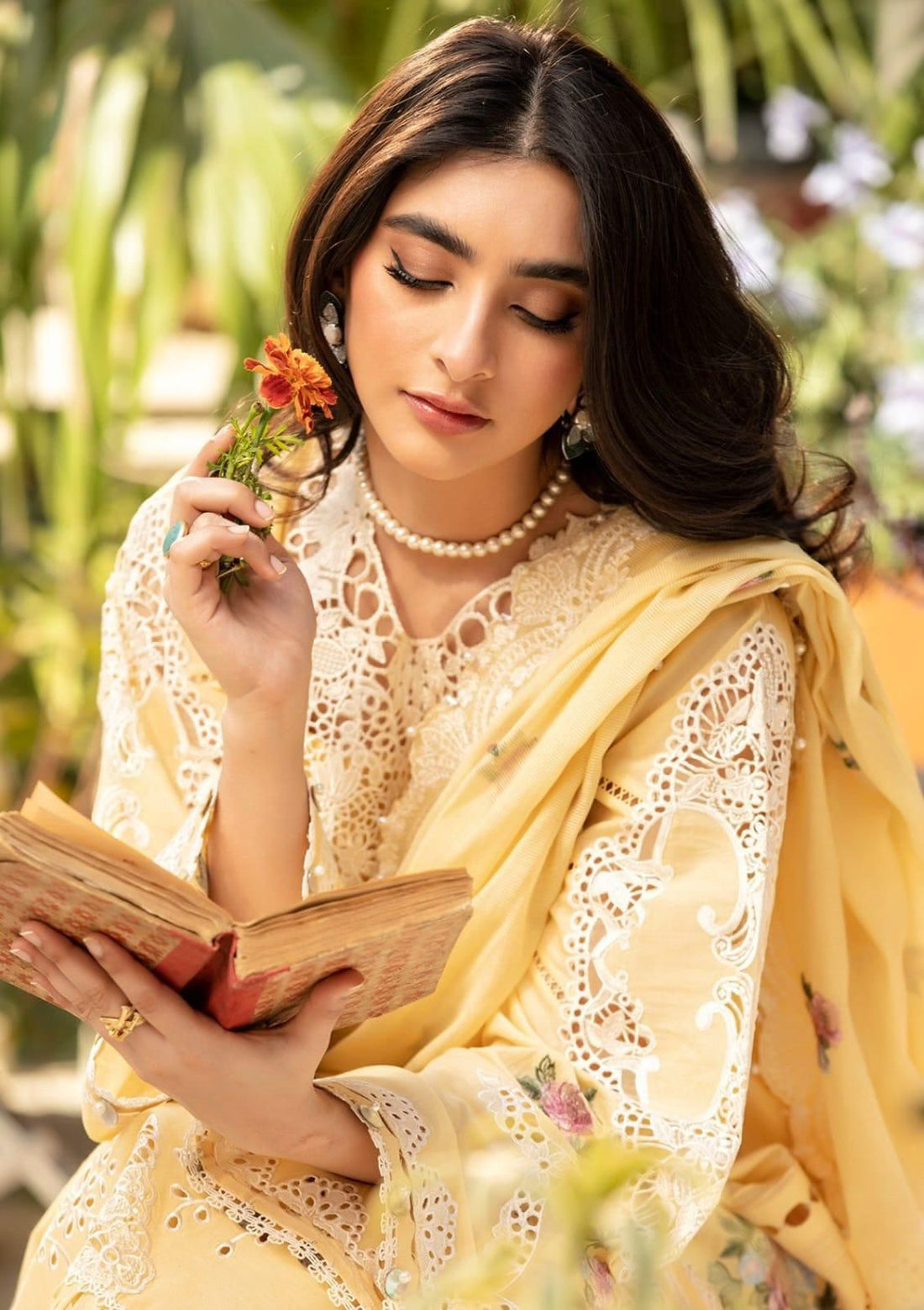 Khaas 6109 | Elaf 3 Pc Unstitched Airjet Lawn Suit
