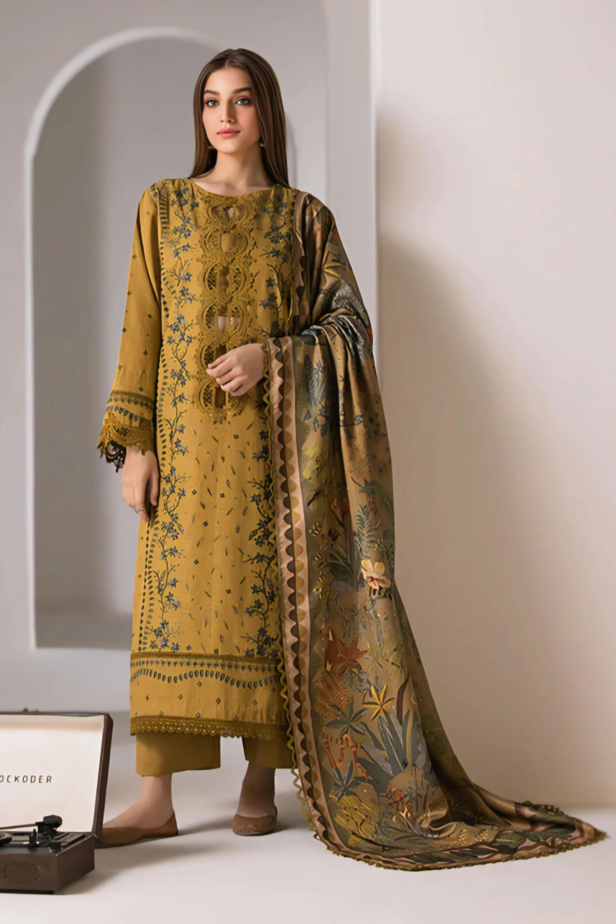 Sobia Nazir Air jet Dhanak Fabric
